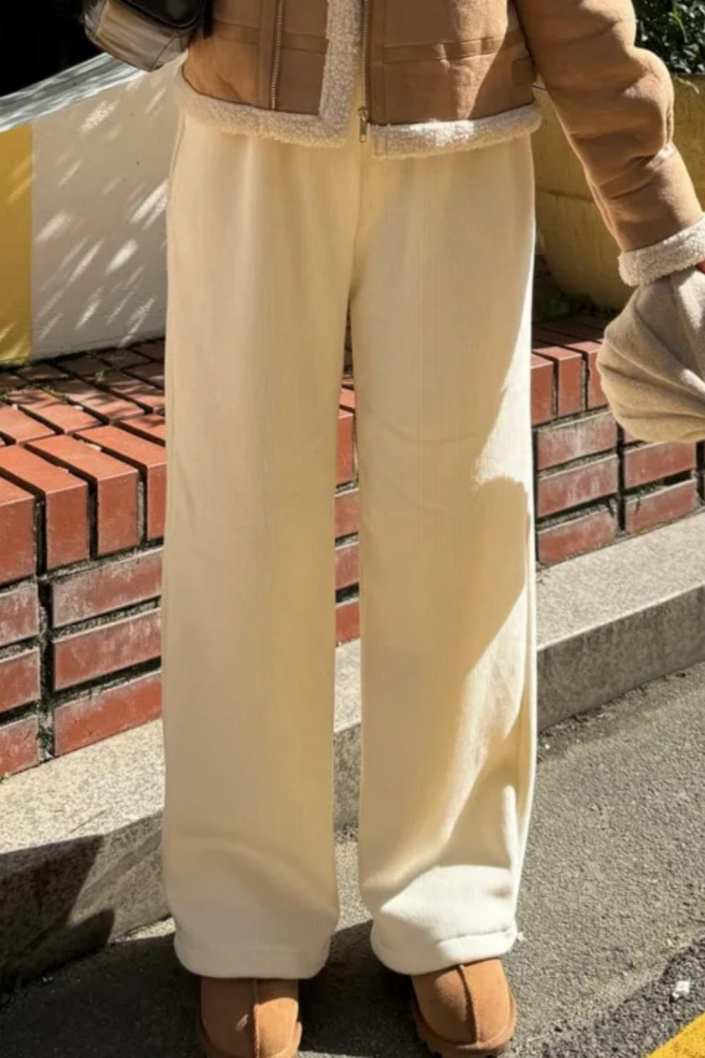 [모델소장강추/기모안감]숏롱기장 도톰 퀄보장 골덴 코듀로이 와이드 히트택 팬츠
